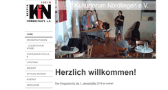 Desktop Screenshot of kulturforum-noerdlingen.de