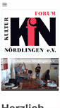 Mobile Screenshot of kulturforum-noerdlingen.de